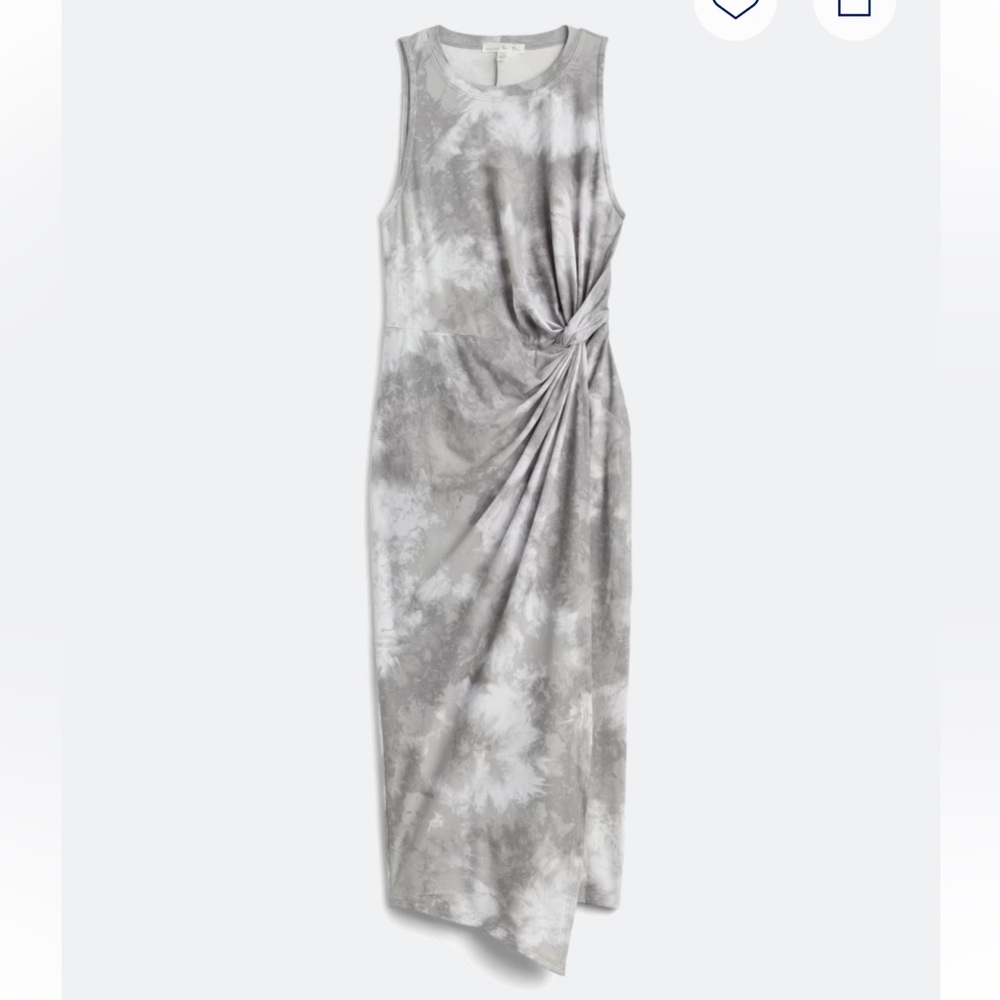 Nine Britton Gray Halter Sheath Dress